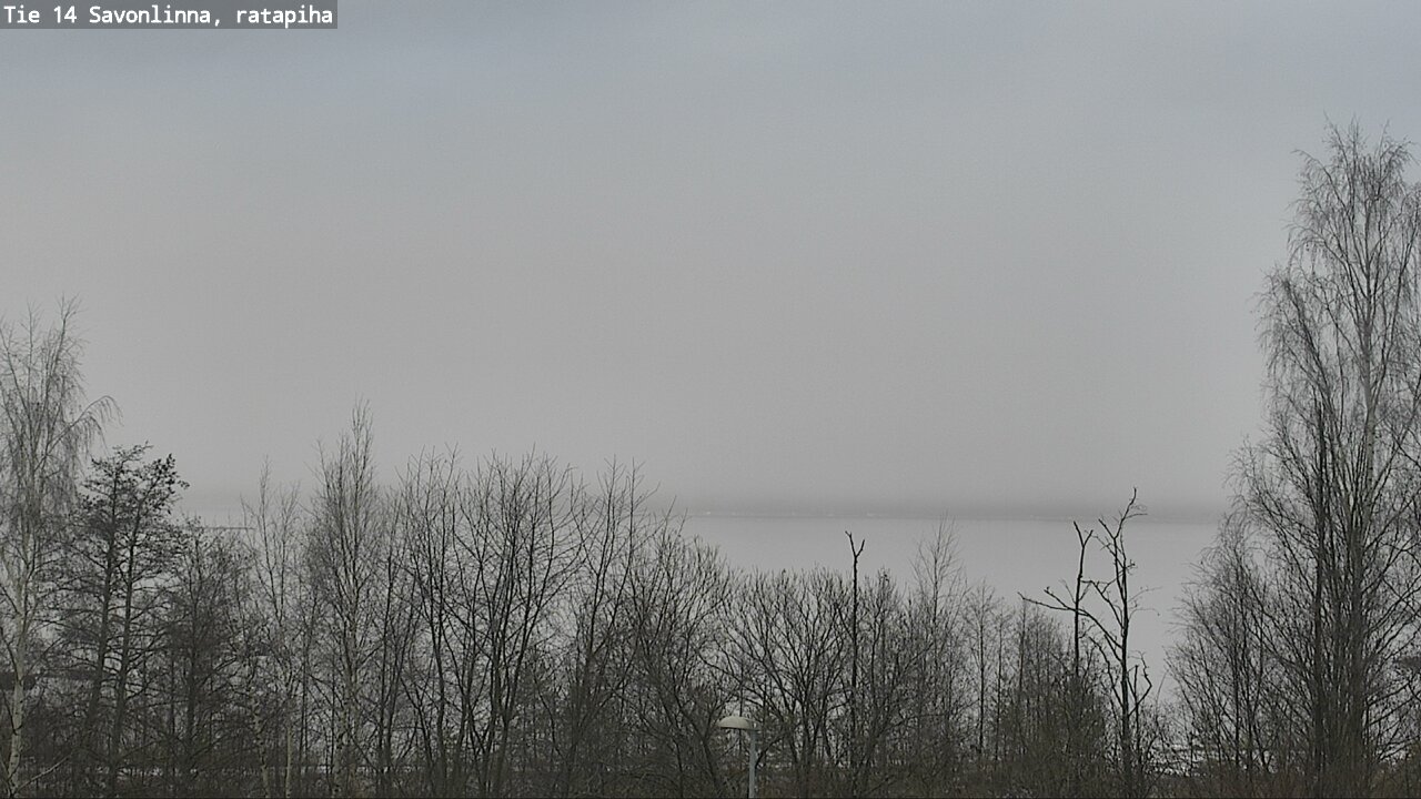 Weather Camera Image Väg 14 Nyslott, Ratapiha, Savonlinna, Etelä-Savo
