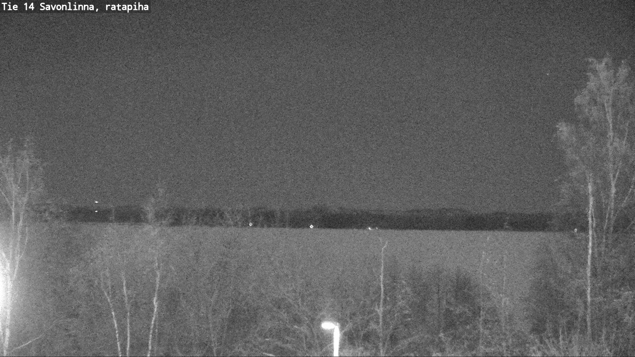 Weather Camera Image Väg 14 Nyslott, Ratapiha, Savonlinna, Etelä-Savo