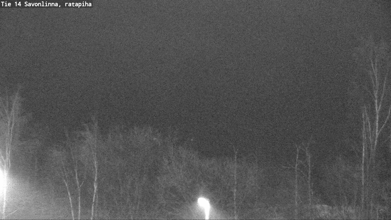 Weather Camera Image Väg 14 Nyslott, Ratapiha, Savonlinna, Etelä-Savo