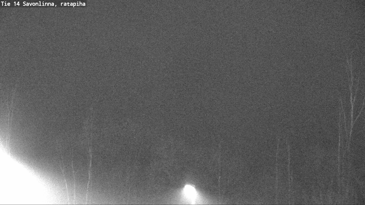 Weather Camera Image Väg 14 Nyslott, Ratapiha, Savonlinna, Etelä-Savo