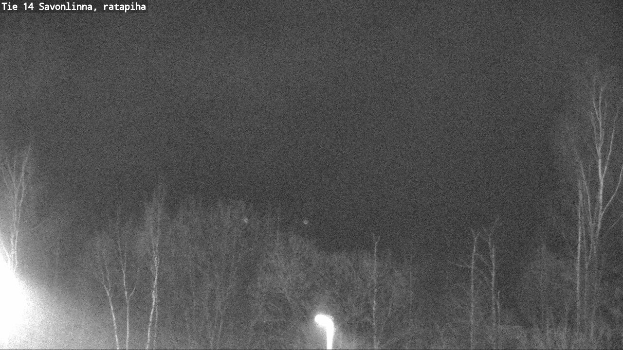 Weather Camera Image Väg 14 Nyslott, Ratapiha, Savonlinna, Etelä-Savo