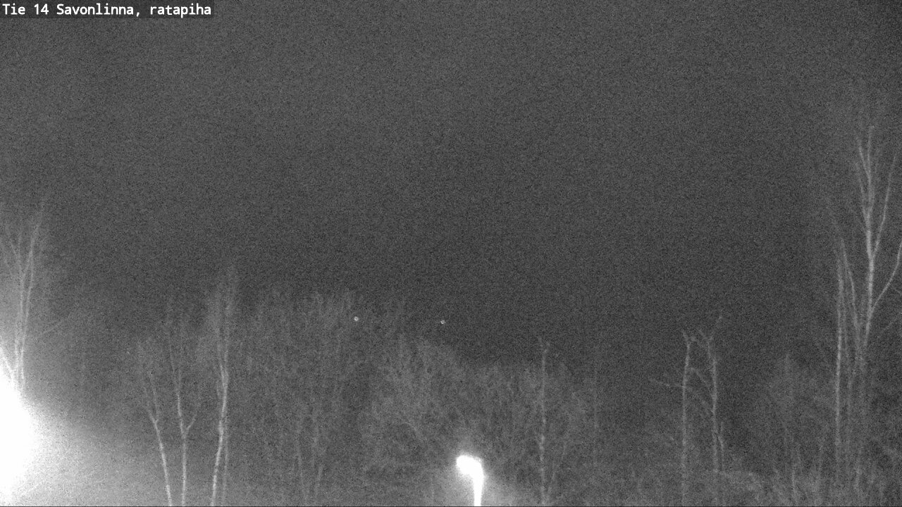 Weather Camera Image Väg 14 Nyslott, Ratapiha, Savonlinna, Etelä-Savo