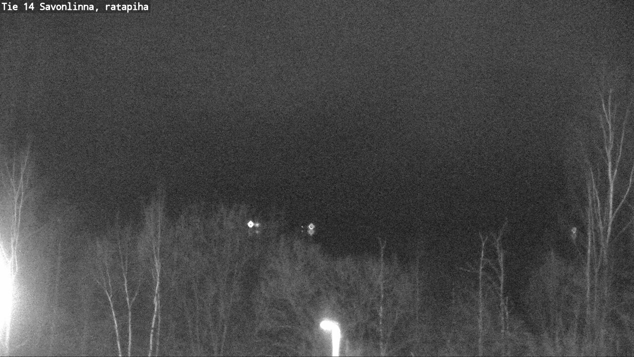 Weather Camera Image Väg 14 Nyslott, Ratapiha, Savonlinna, Etelä-Savo