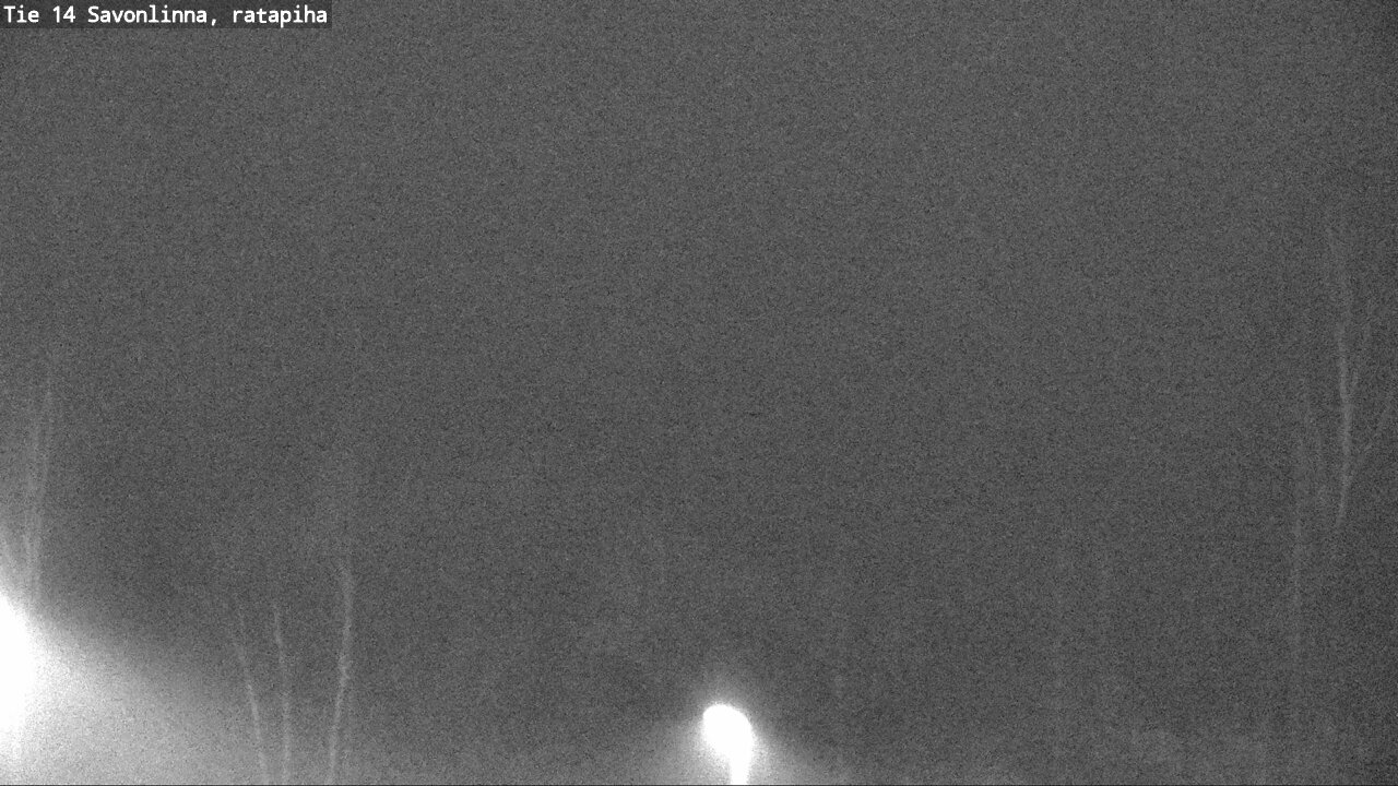 Weather Camera Image Väg 14 Nyslott, Ratapiha, Savonlinna, Etelä-Savo