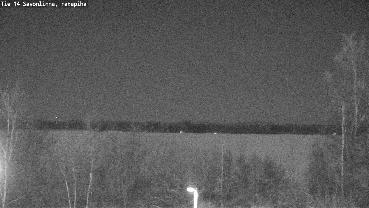 Weather Camera Image Väg 14 Nyslott, Ratapiha, Savonlinna, Etelä-Savo