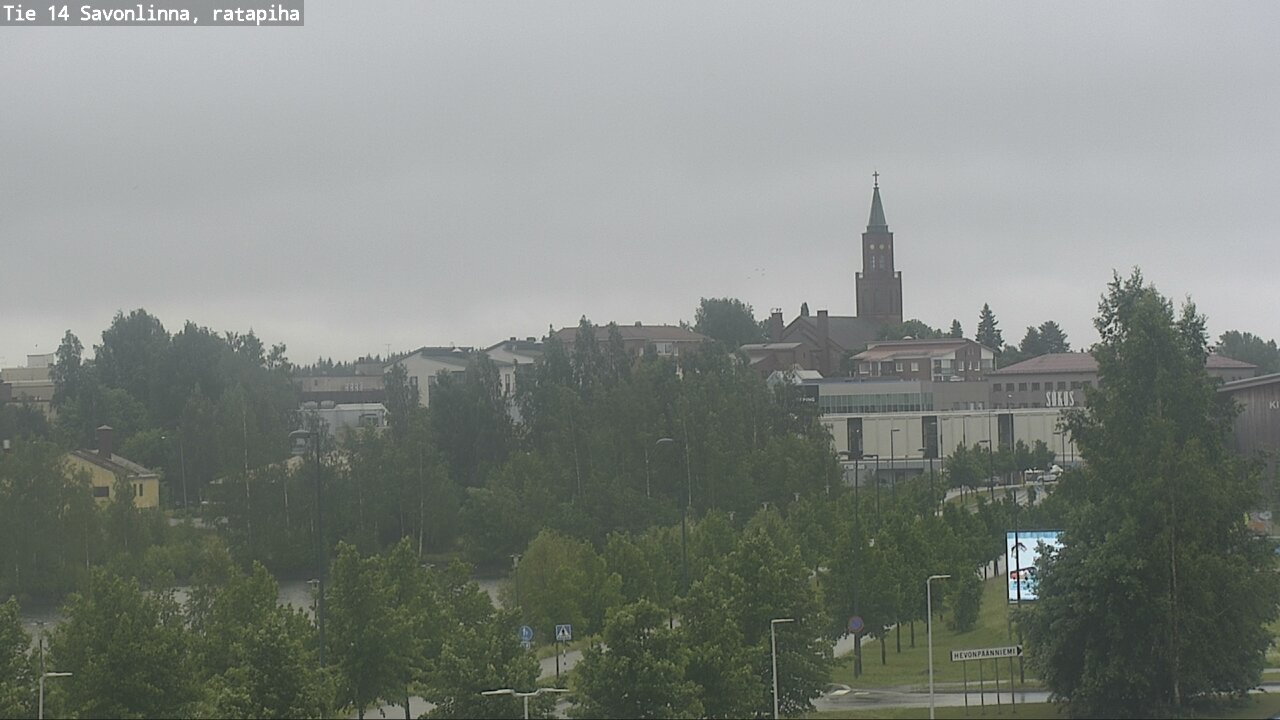 Weather Camera Image Väg 14 Nyslott, Ratapiha, Savonlinna, Etelä-Savo