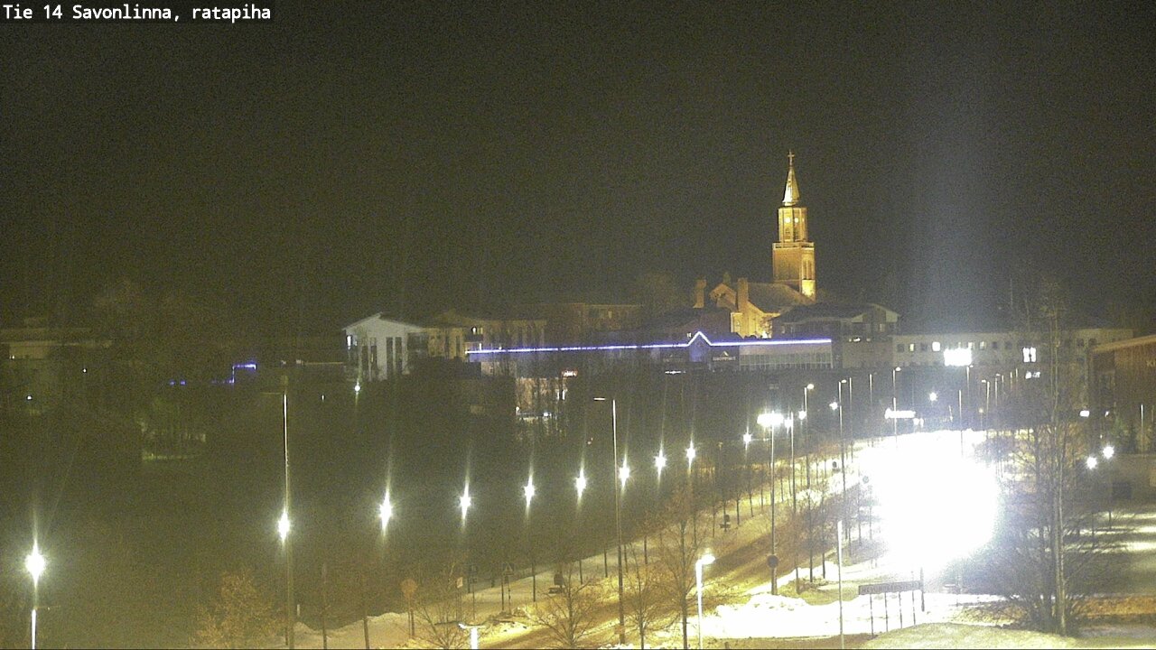 Weather Camera Image Väg 14 Nyslott, Ratapiha, Savonlinna, Etelä-Savo