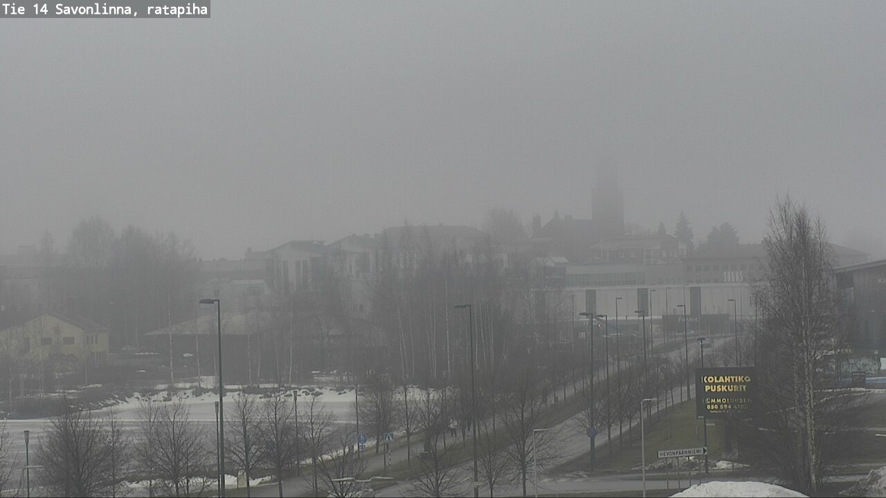 Weather Camera Image Road 14 Savonlinna, Ratapiha, Savonlinna, Etelä-Savo