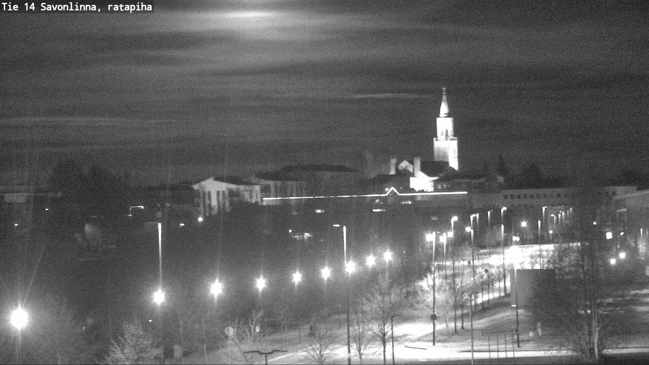 Weather Camera Image Väg 14 Nyslott, Ratapiha, Savonlinna, Etelä-Savo