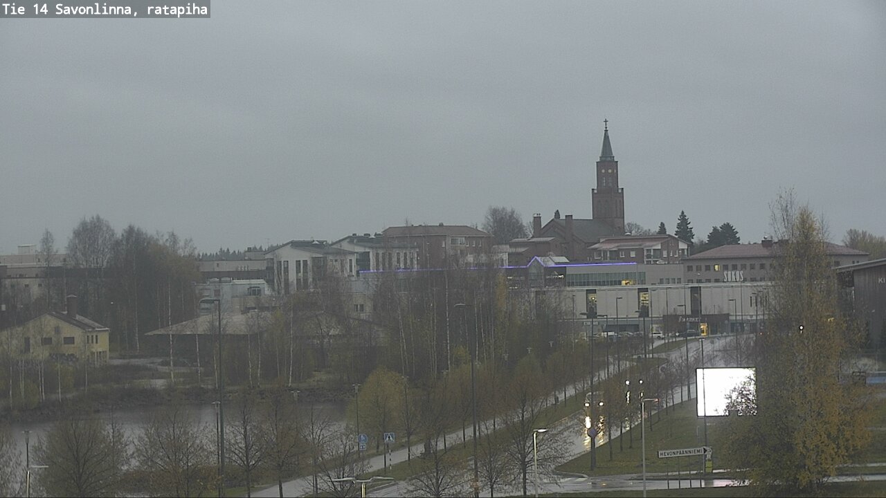 Weather Camera Image Väg 14 Nyslott, Ratapiha, Savonlinna, Etelä-Savo