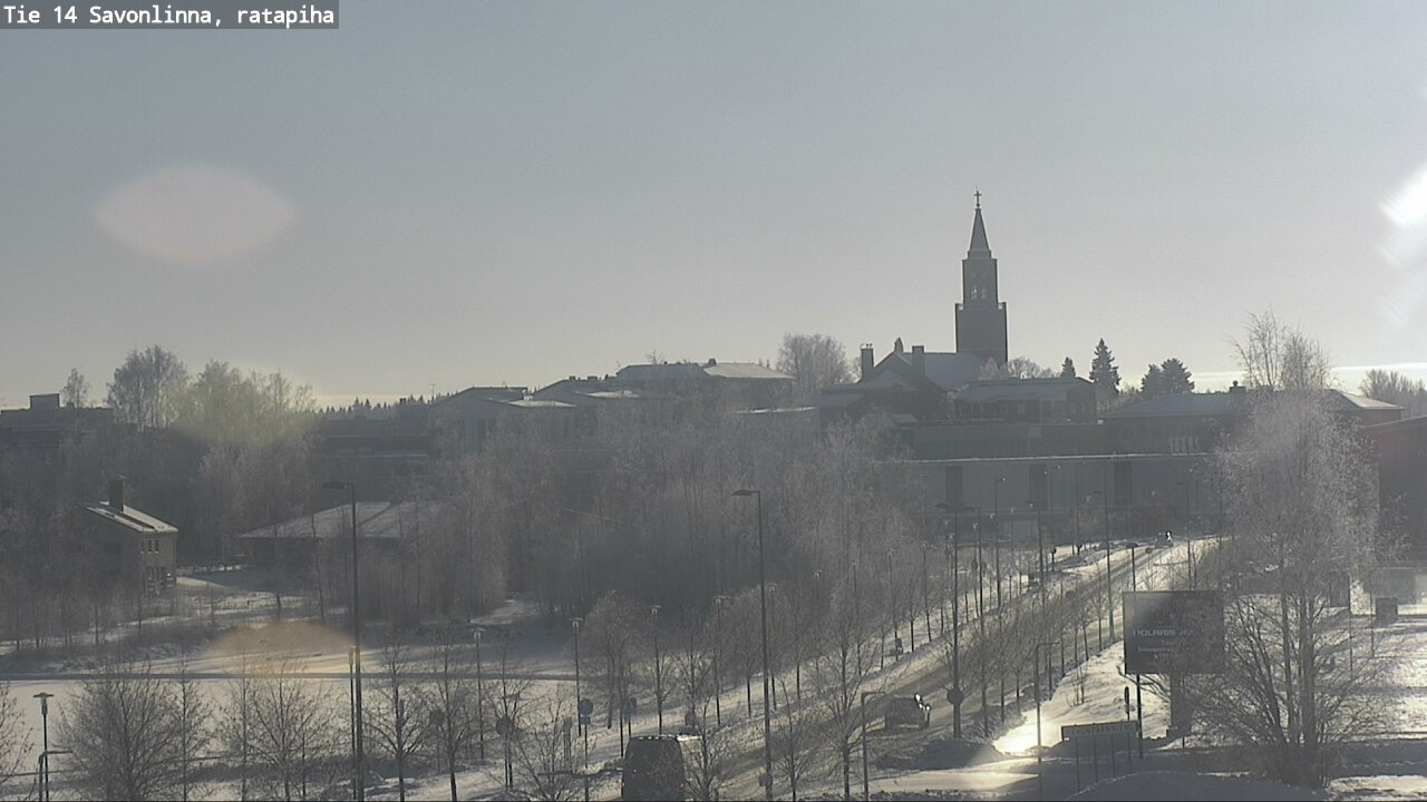 Weather Camera Image Road 14 Savonlinna, Ratapiha, Savonlinna, Etelä-Savo