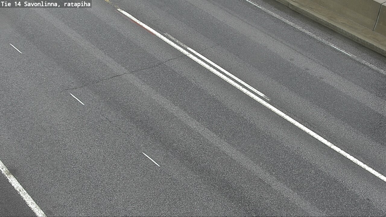 Weather Camera Image Väg 14 Nyslott, Ratapiha, Savonlinna, Etelä-Savo
