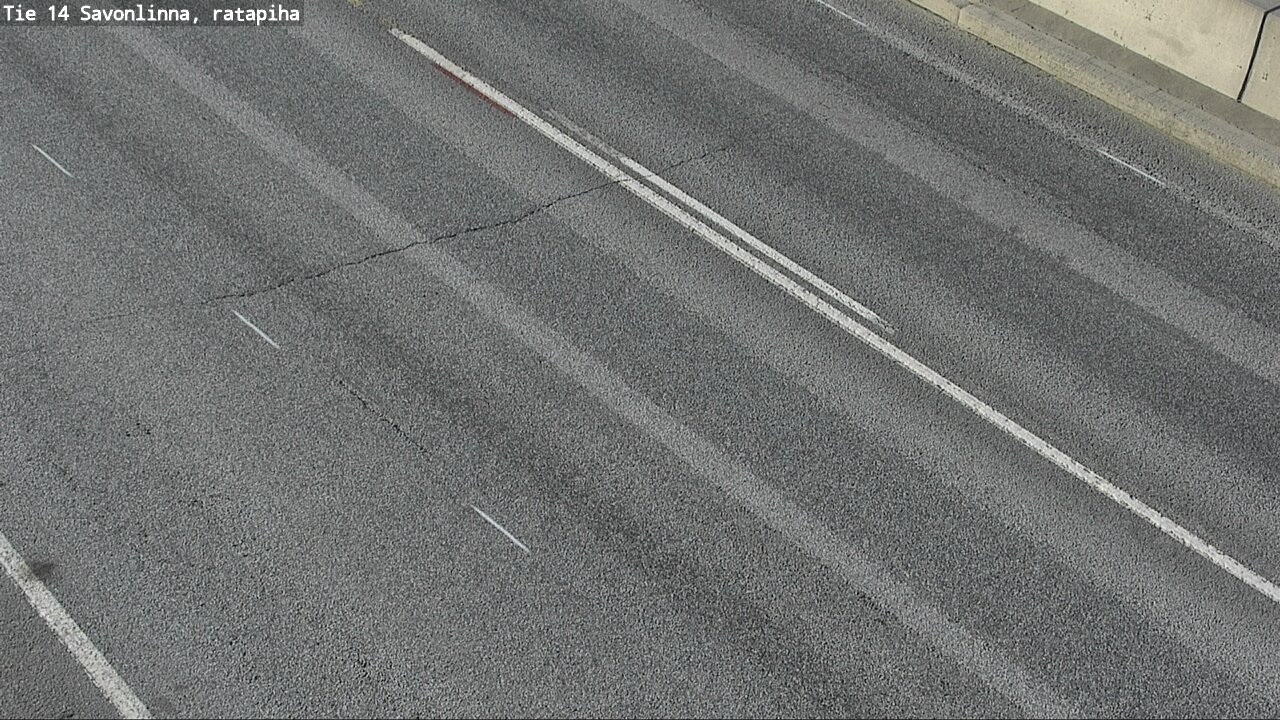 Weather Camera Image Väg 14 Nyslott, Ratapiha, Savonlinna, Etelä-Savo