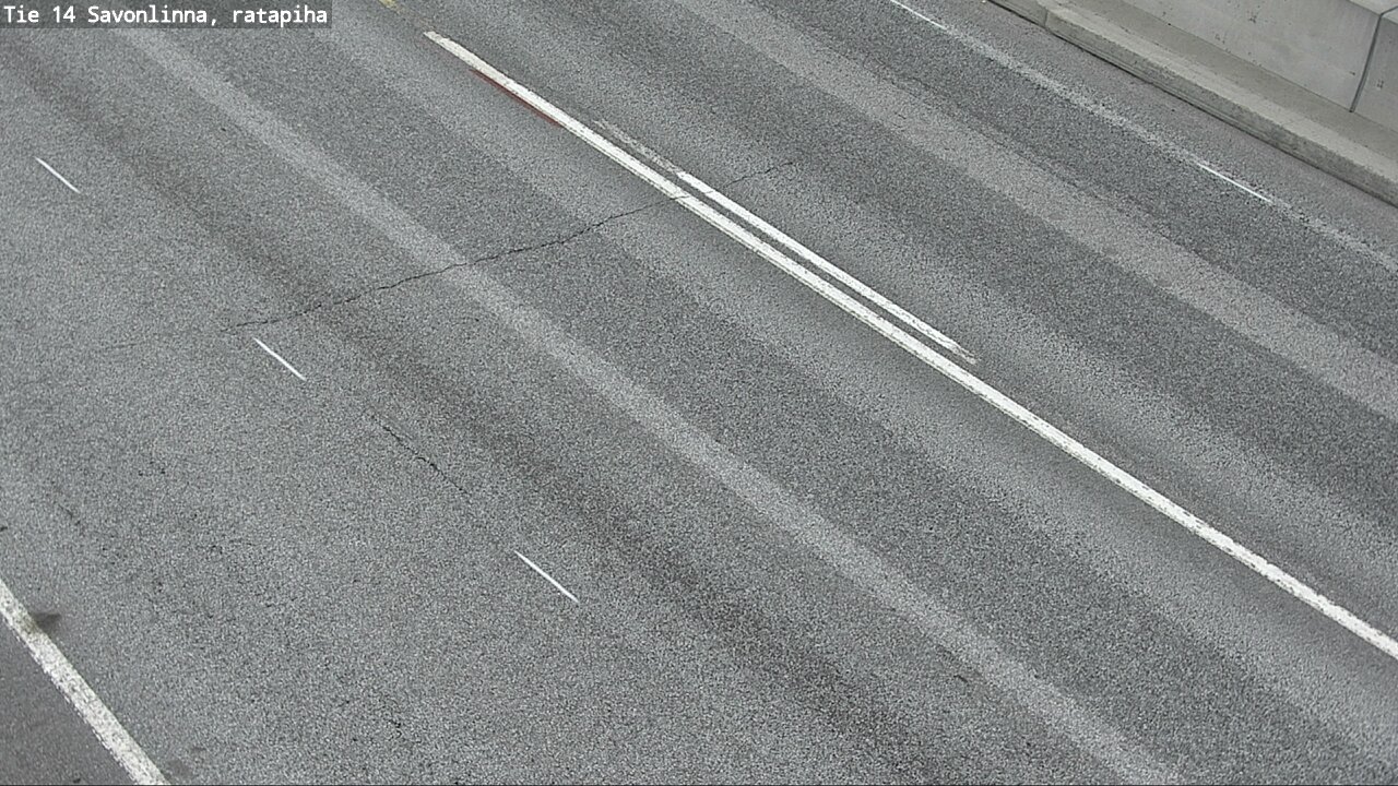 Weather Camera Image Väg 14 Nyslott, Ratapiha, Savonlinna, Etelä-Savo