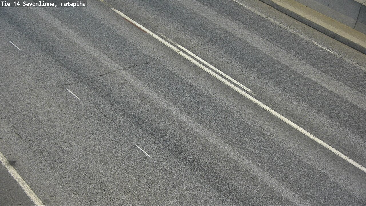 Weather Camera Image Väg 14 Nyslott, Ratapiha, Savonlinna, Etelä-Savo