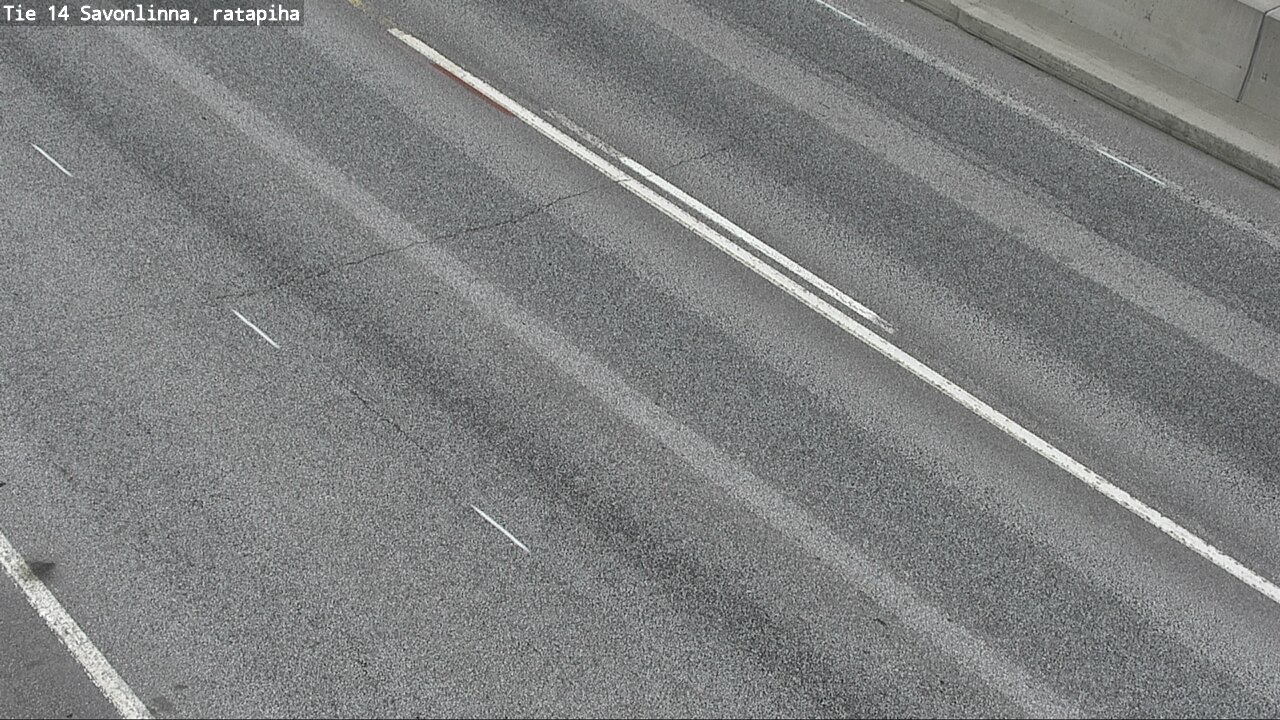 Weather Camera Image Väg 14 Nyslott, Ratapiha, Savonlinna, Etelä-Savo