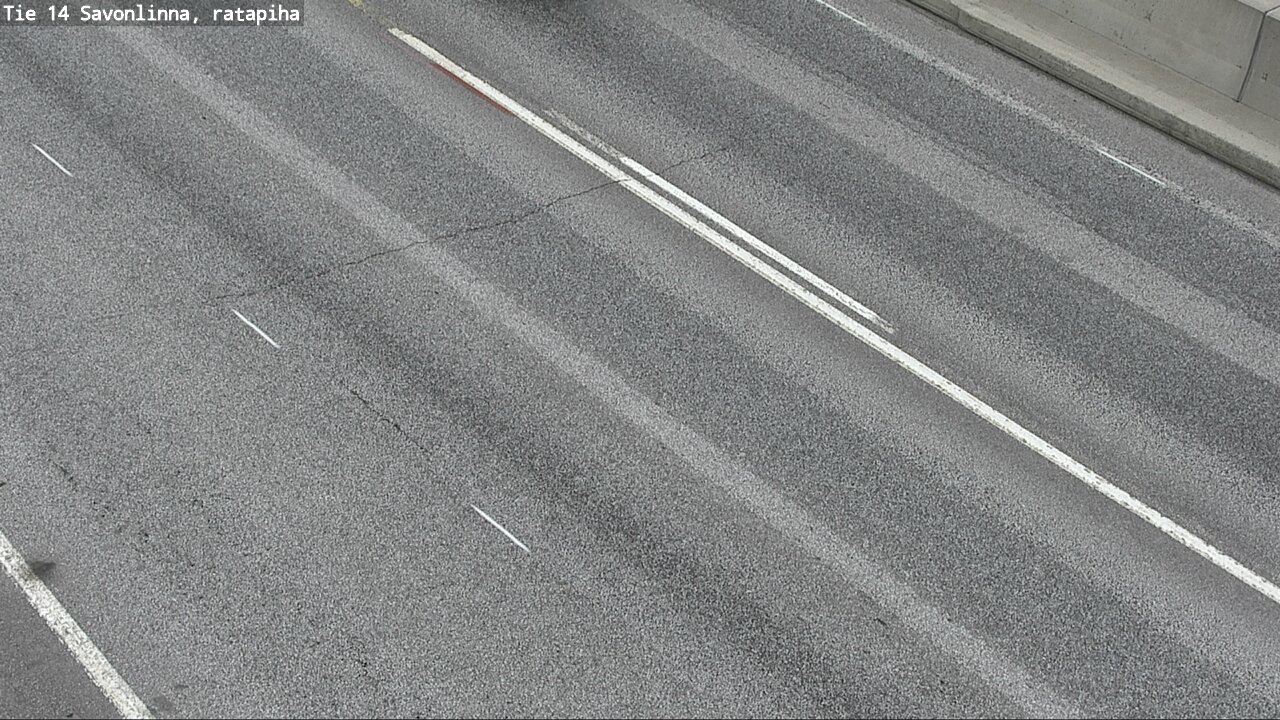 Weather Camera Image Väg 14 Nyslott, Ratapiha, Savonlinna, Etelä-Savo