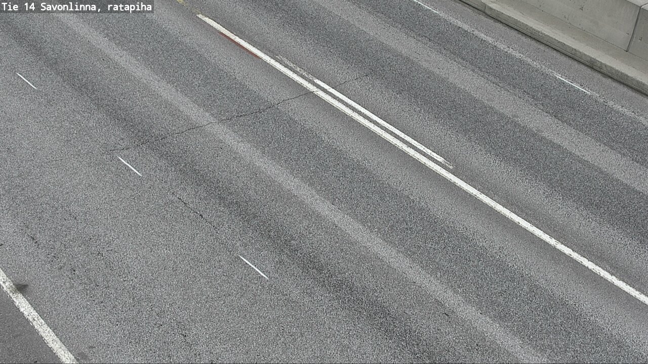 Weather Camera Image Väg 14 Nyslott, Ratapiha, Savonlinna, Etelä-Savo