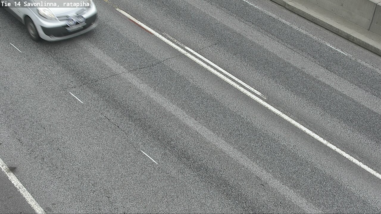Weather Camera Image Väg 14 Nyslott, Ratapiha, Savonlinna, Etelä-Savo