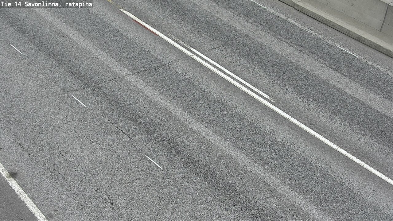 Weather Camera Image Väg 14 Nyslott, Ratapiha, Savonlinna, Etelä-Savo