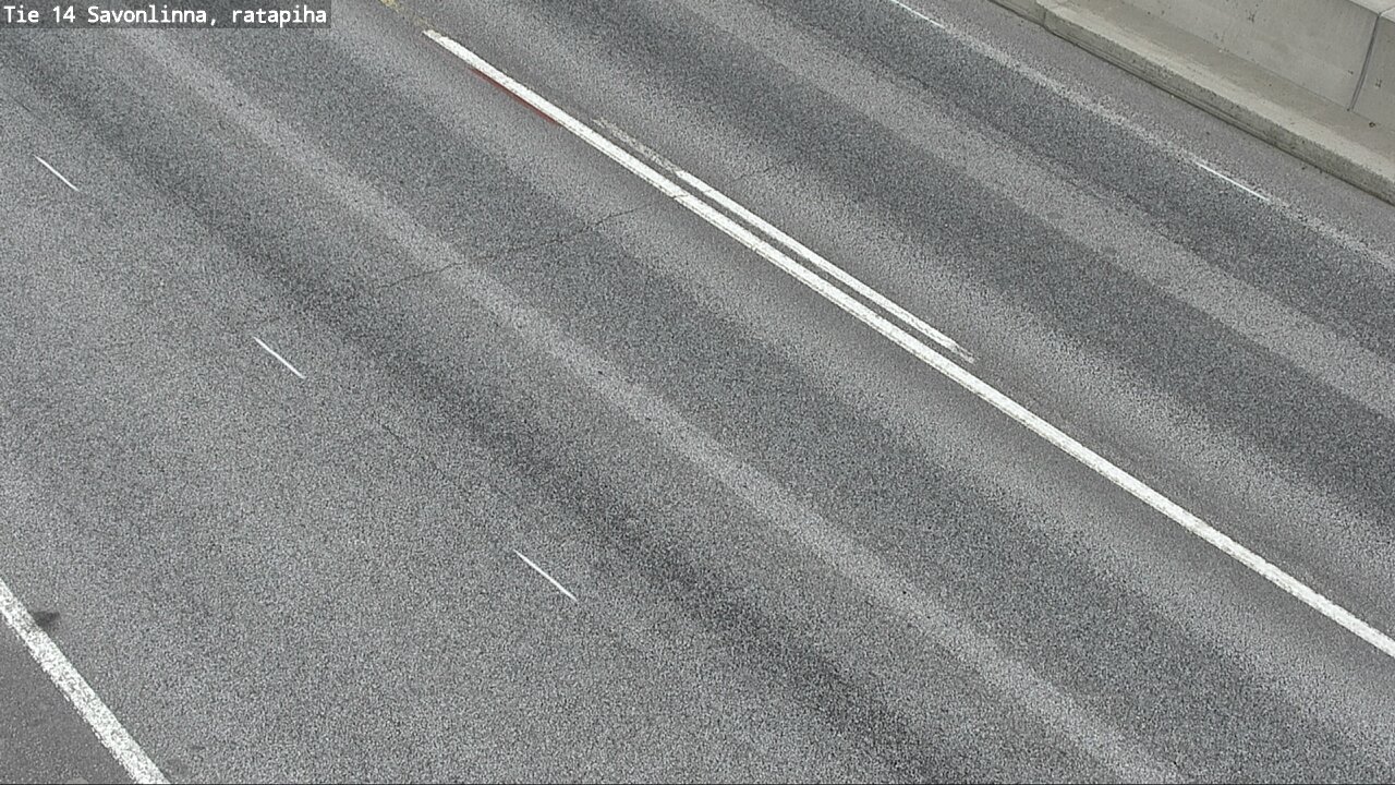 Weather Camera Image Väg 14 Nyslott, Ratapiha, Savonlinna, Etelä-Savo