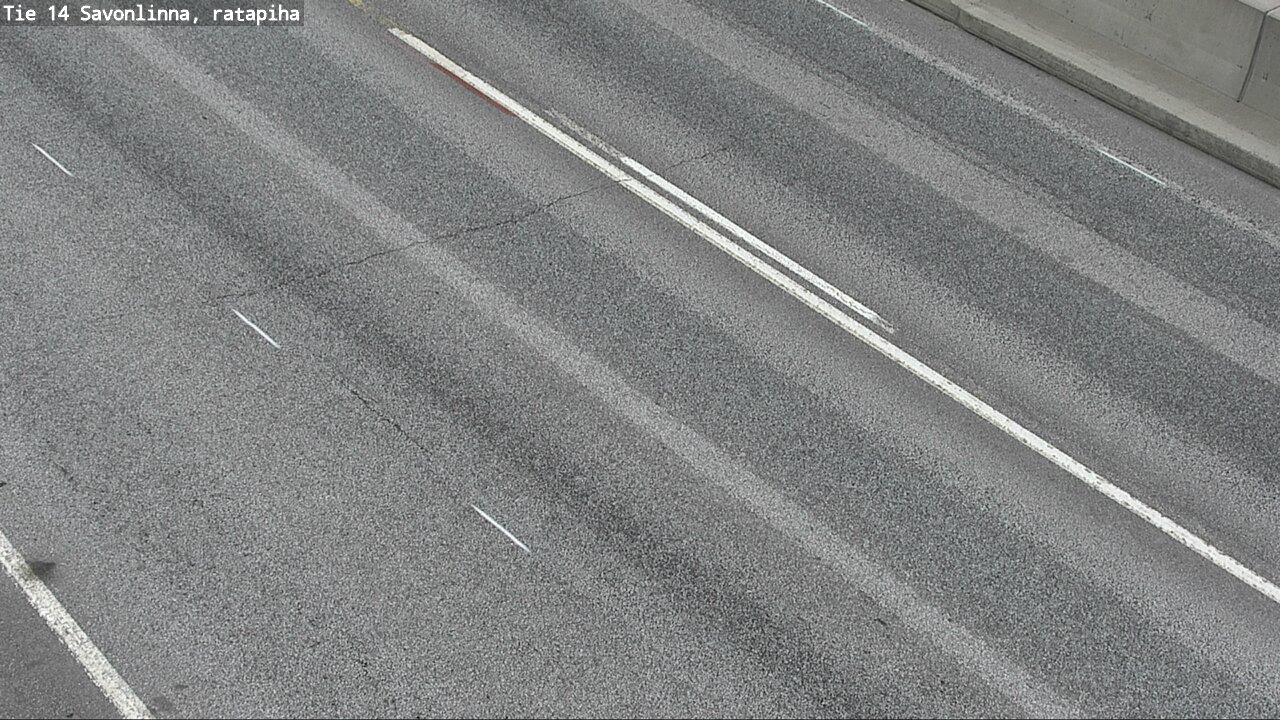 Weather Camera Image Väg 14 Nyslott, Ratapiha, Savonlinna, Etelä-Savo