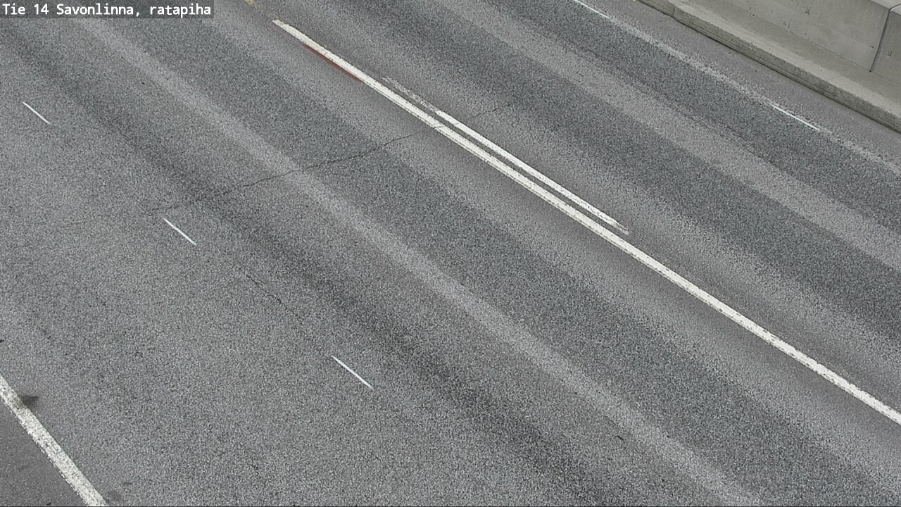 Weather Camera Image Väg 14 Nyslott, Ratapiha, Savonlinna, Etelä-Savo