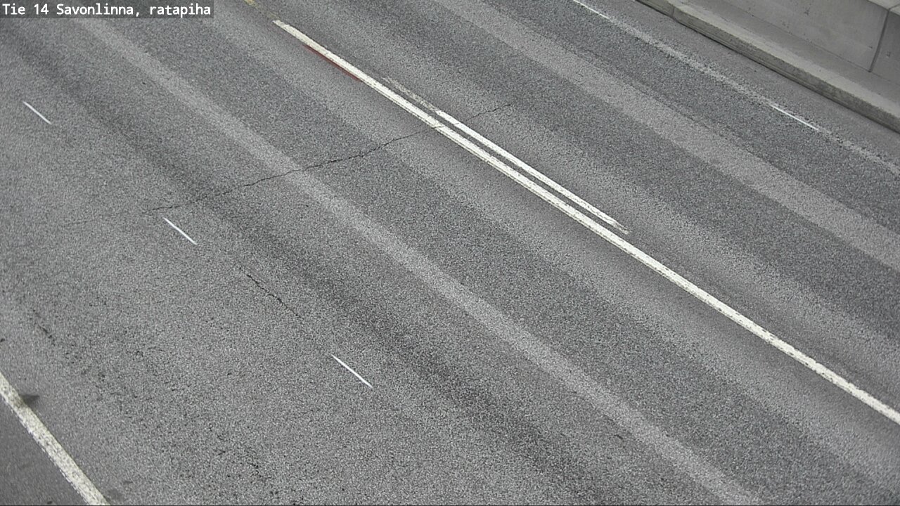 Weather Camera Image Väg 14 Nyslott, Ratapiha, Savonlinna, Etelä-Savo