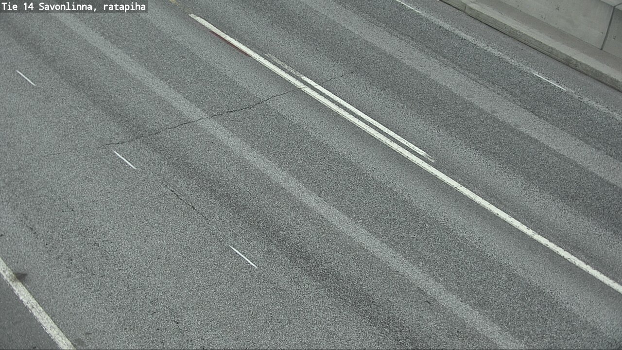 Weather Camera Image Väg 14 Nyslott, Ratapiha, Savonlinna, Etelä-Savo