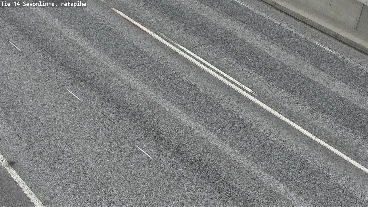 Weather Camera Image Väg 14 Nyslott, Ratapiha, Savonlinna, Etelä-Savo