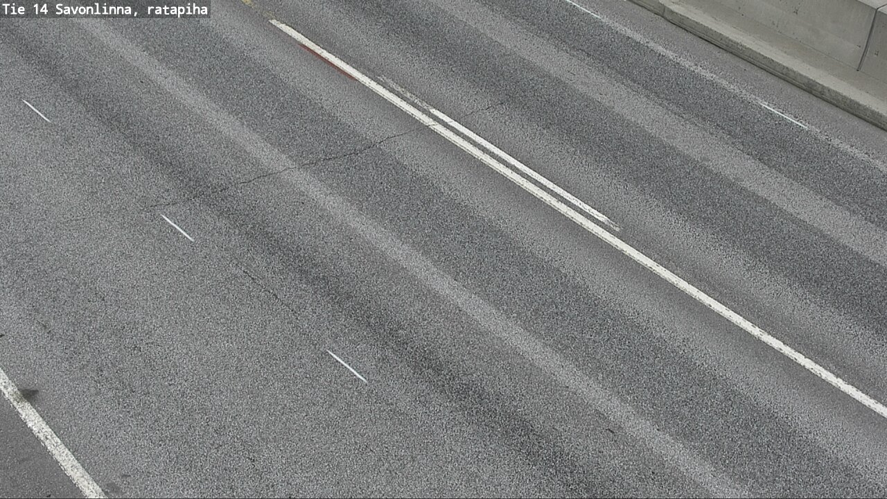 Weather Camera Image Väg 14 Nyslott, Ratapiha, Savonlinna, Etelä-Savo