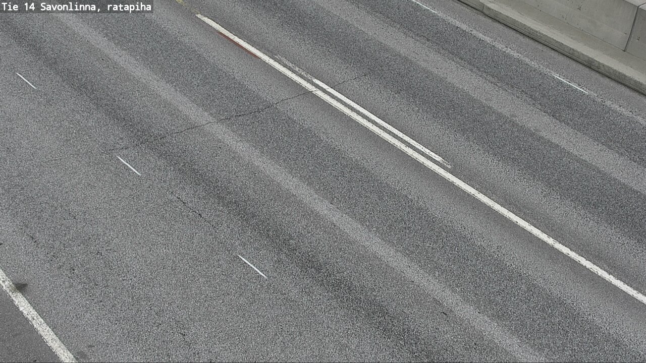 Weather Camera Image Väg 14 Nyslott, Ratapiha, Savonlinna, Etelä-Savo