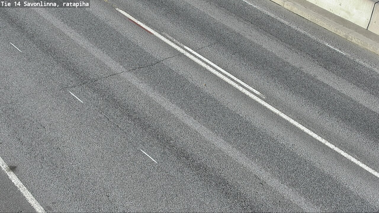 Weather Camera Image Väg 14 Nyslott, Ratapiha, Savonlinna, Etelä-Savo