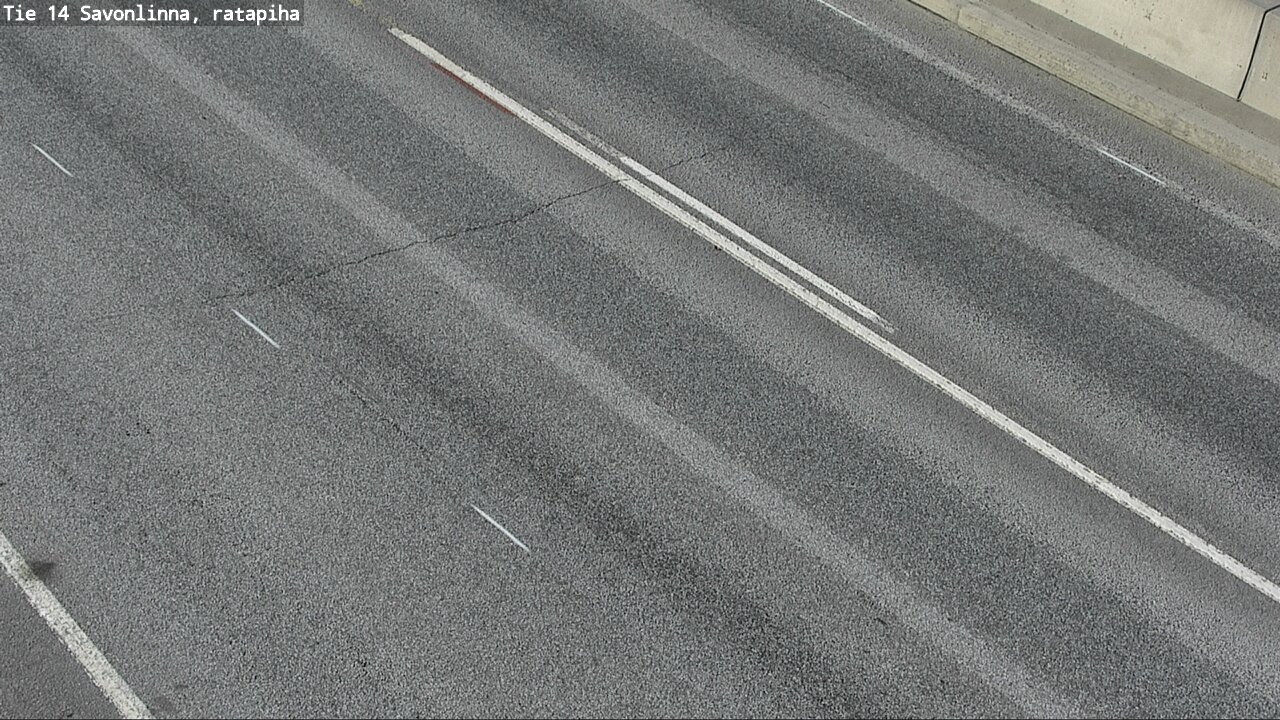 Weather Camera Image Väg 14 Nyslott, Ratapiha, Savonlinna, Etelä-Savo
