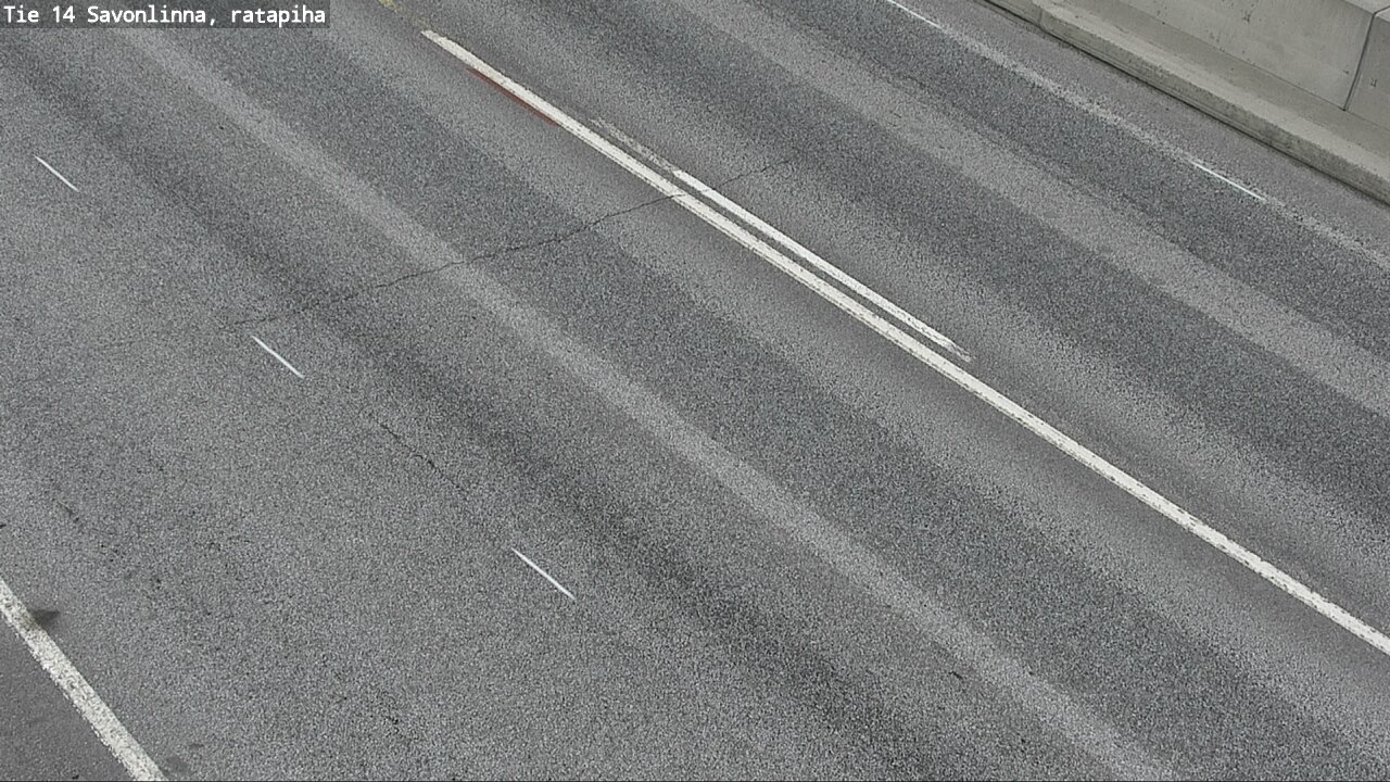 Weather Camera Image Väg 14 Nyslott, Ratapiha, Savonlinna, Etelä-Savo