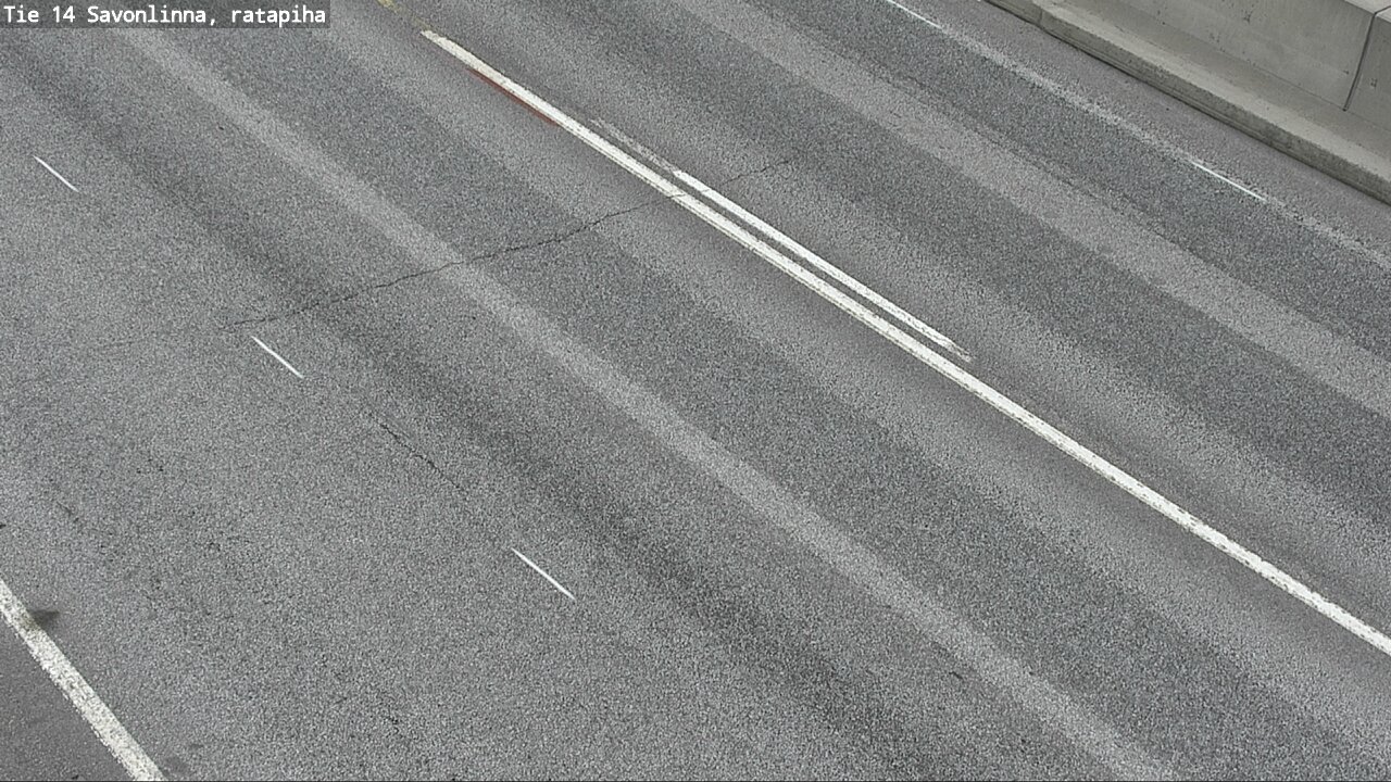 Weather Camera Image Väg 14 Nyslott, Ratapiha, Savonlinna, Etelä-Savo