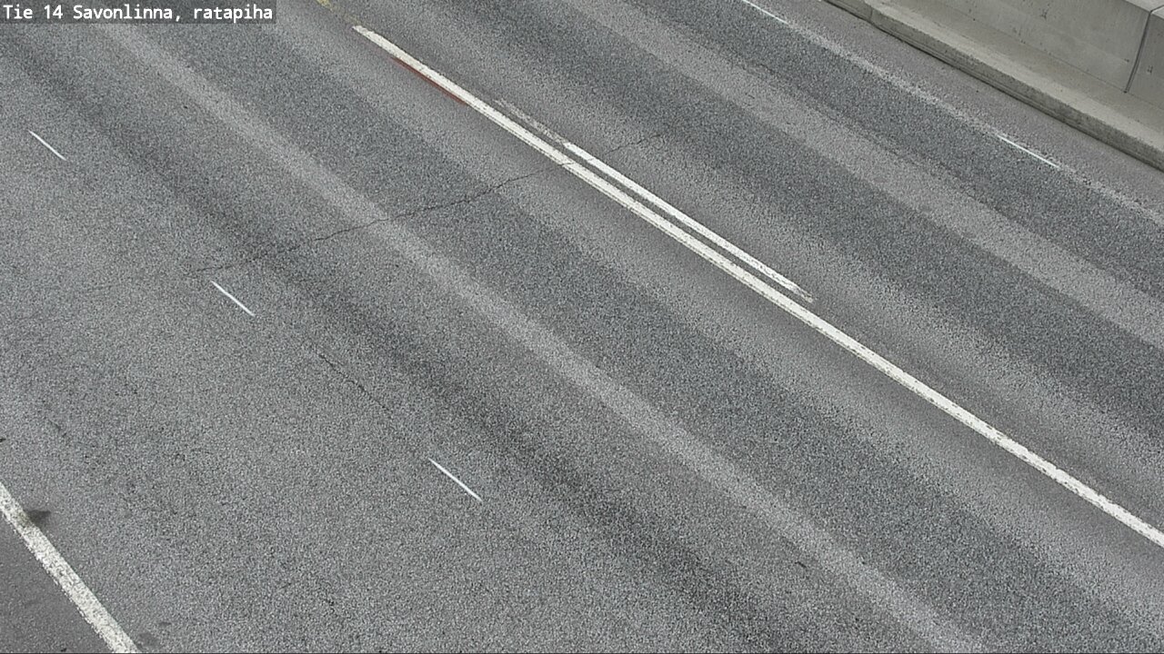Weather Camera Image Väg 14 Nyslott, Ratapiha, Savonlinna, Etelä-Savo