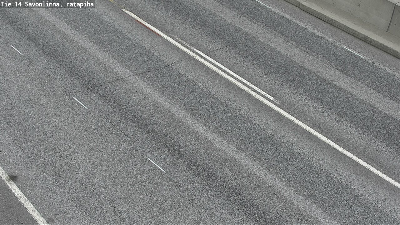 Weather Camera Image Väg 14 Nyslott, Ratapiha, Savonlinna, Etelä-Savo