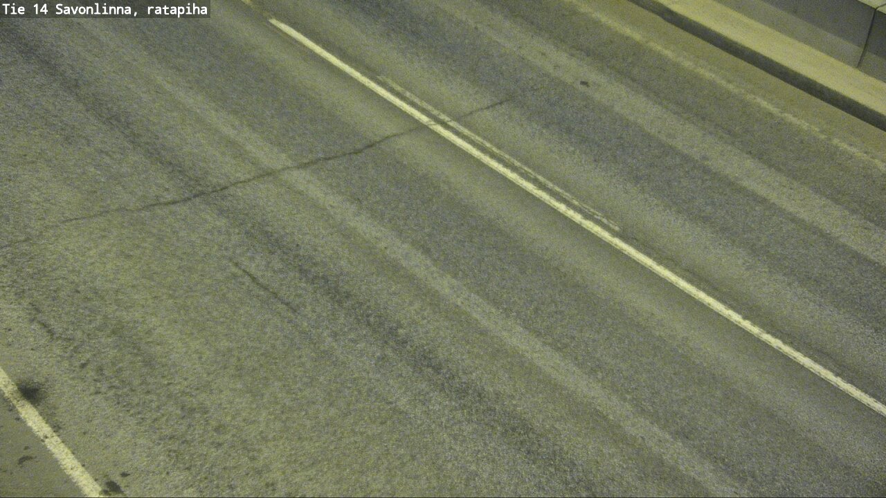 Weather Camera Image Väg 14 Nyslott, Ratapiha, Savonlinna, Etelä-Savo