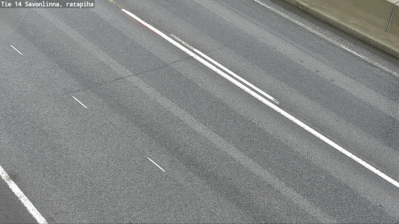 Weather Camera Image Väg 14 Nyslott, Ratapiha, Savonlinna, Etelä-Savo
