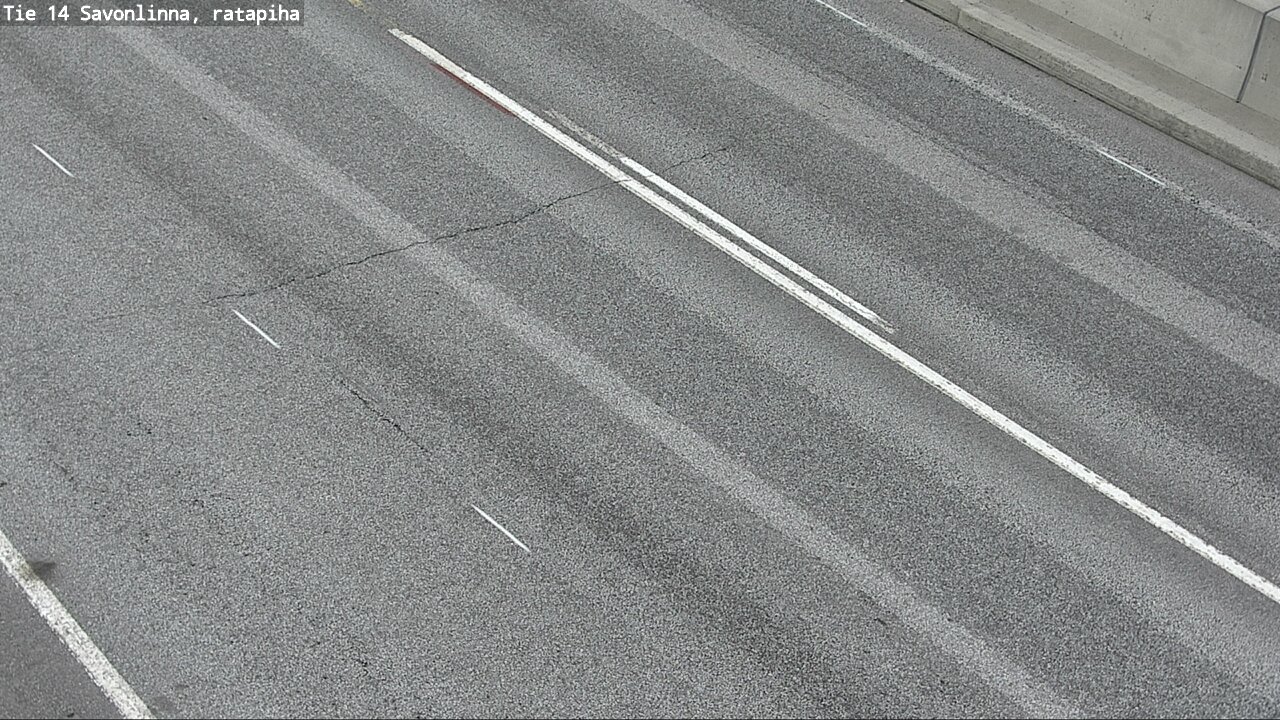 Weather Camera Image Väg 14 Nyslott, Ratapiha, Savonlinna, Etelä-Savo