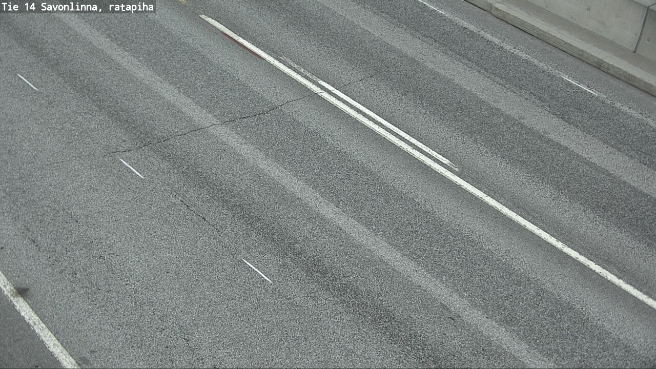 Weather Camera Image Väg 14 Nyslott, Ratapiha, Savonlinna, Etelä-Savo