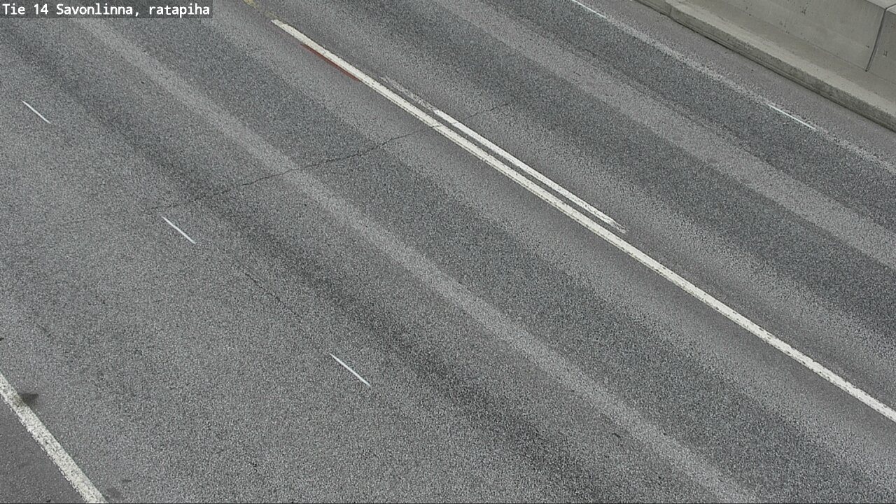Weather Camera Image Väg 14 Nyslott, Ratapiha, Savonlinna, Etelä-Savo