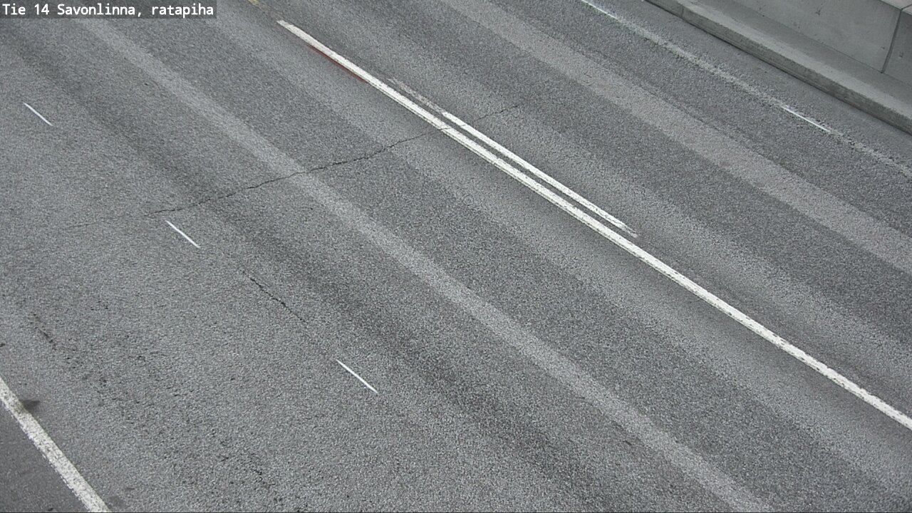 Weather Camera Image Väg 14 Nyslott, Ratapiha, Savonlinna, Etelä-Savo