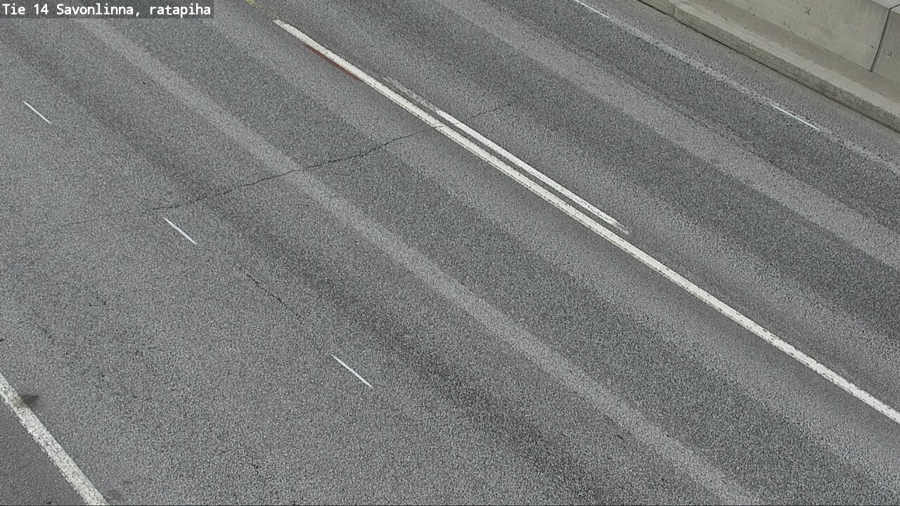 Weather Camera Image Väg 14 Nyslott, Ratapiha, Savonlinna, Etelä-Savo