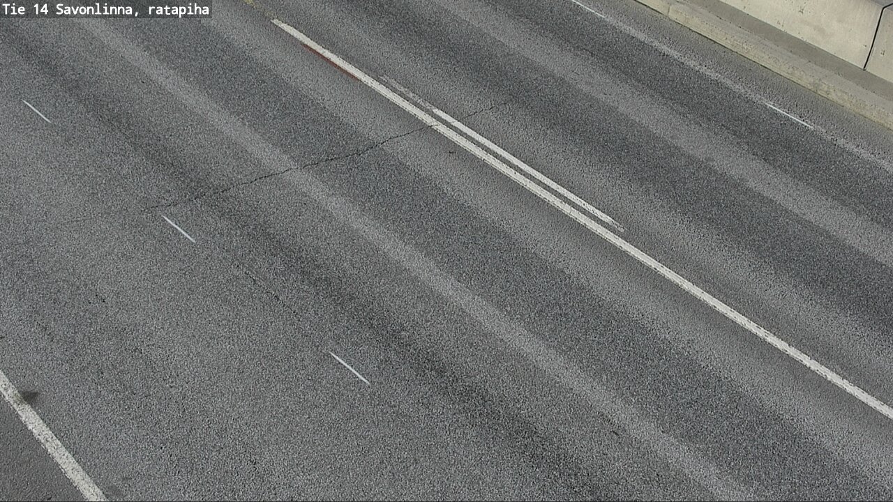 Weather Camera Image Väg 14 Nyslott, Ratapiha, Savonlinna, Etelä-Savo
