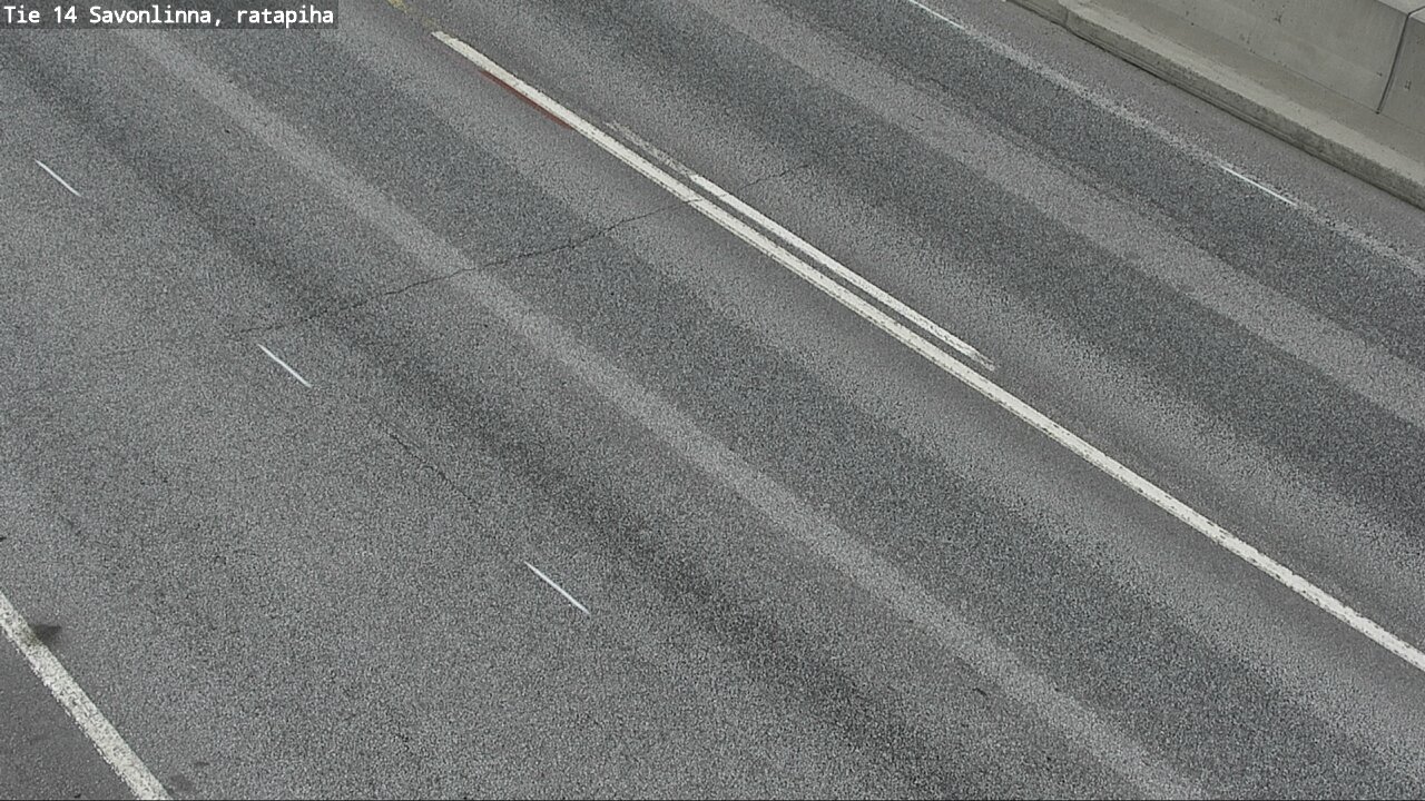 Weather Camera Image Väg 14 Nyslott, Ratapiha, Savonlinna, Etelä-Savo