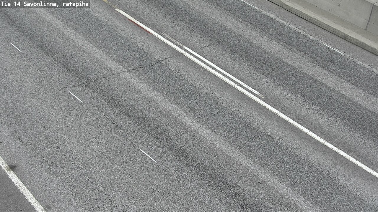 Weather Camera Image Väg 14 Nyslott, Ratapiha, Savonlinna, Etelä-Savo