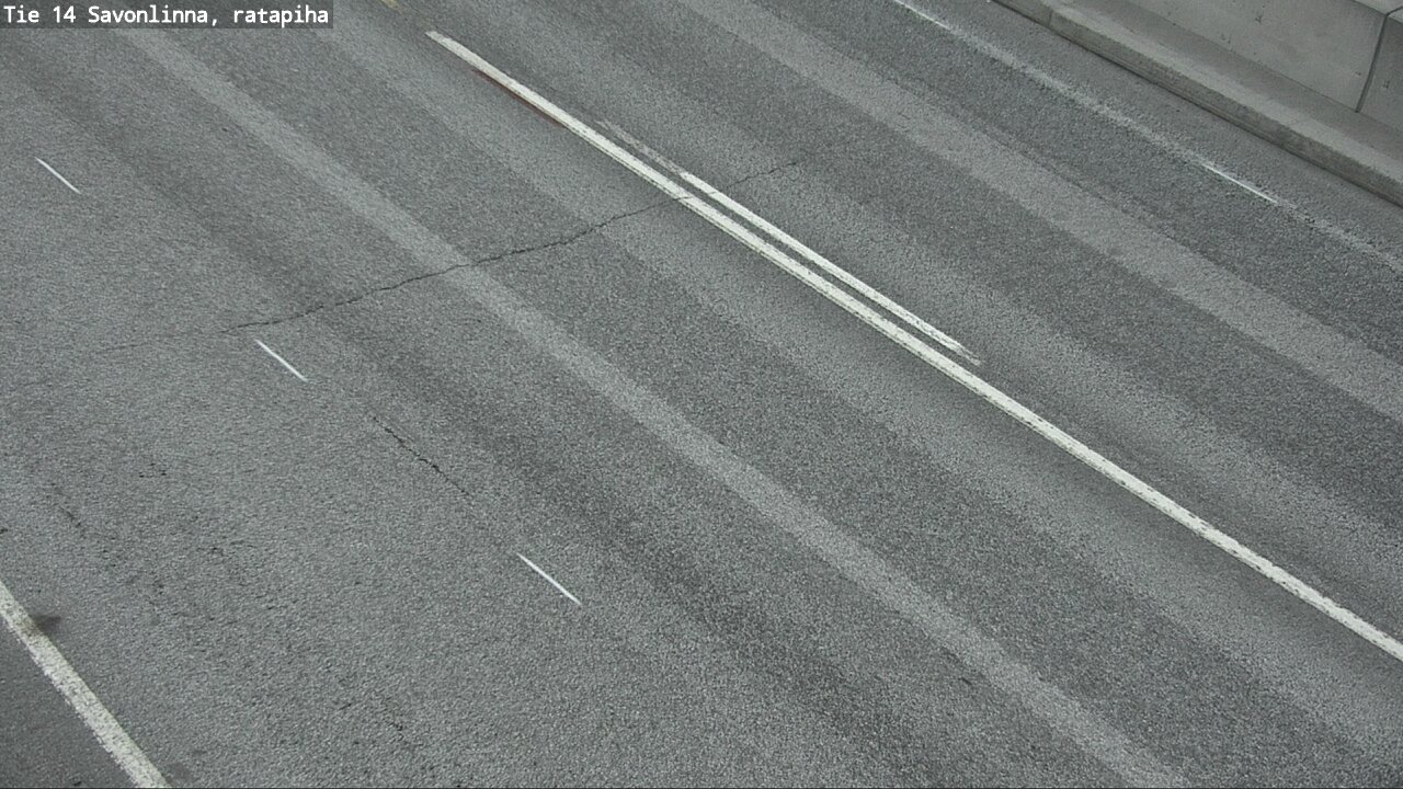 Weather Camera Image Väg 14 Nyslott, Ratapiha, Savonlinna, Etelä-Savo