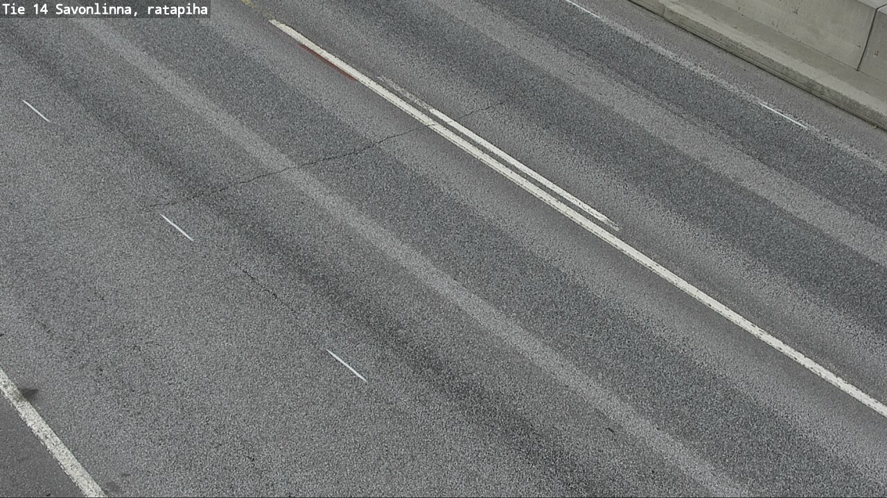 Weather Camera Image Väg 14 Nyslott, Ratapiha, Savonlinna, Etelä-Savo